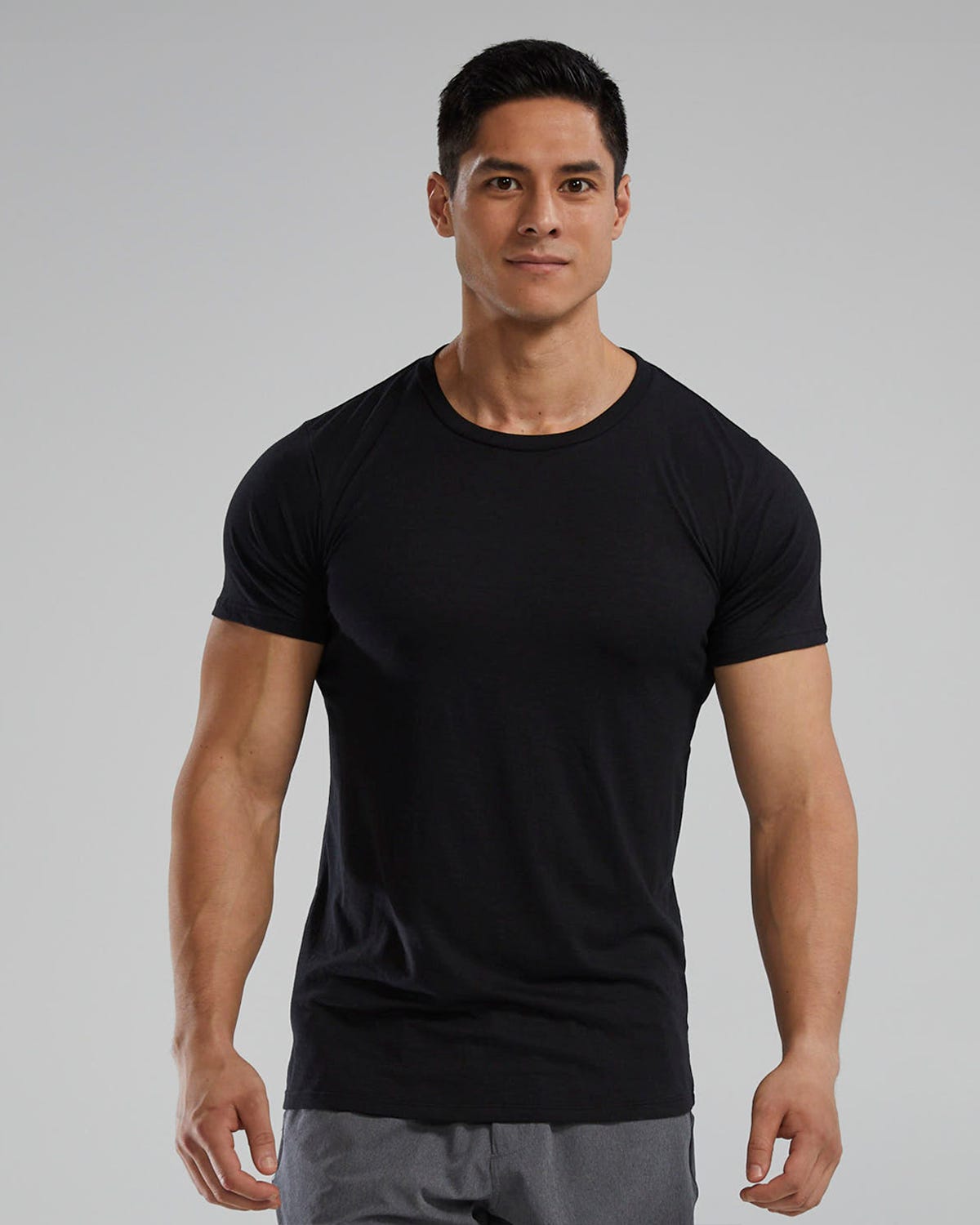TYR Tricou tehnic TYR Unisex Lightweight Ultrasoft Tech - negru | confortabil