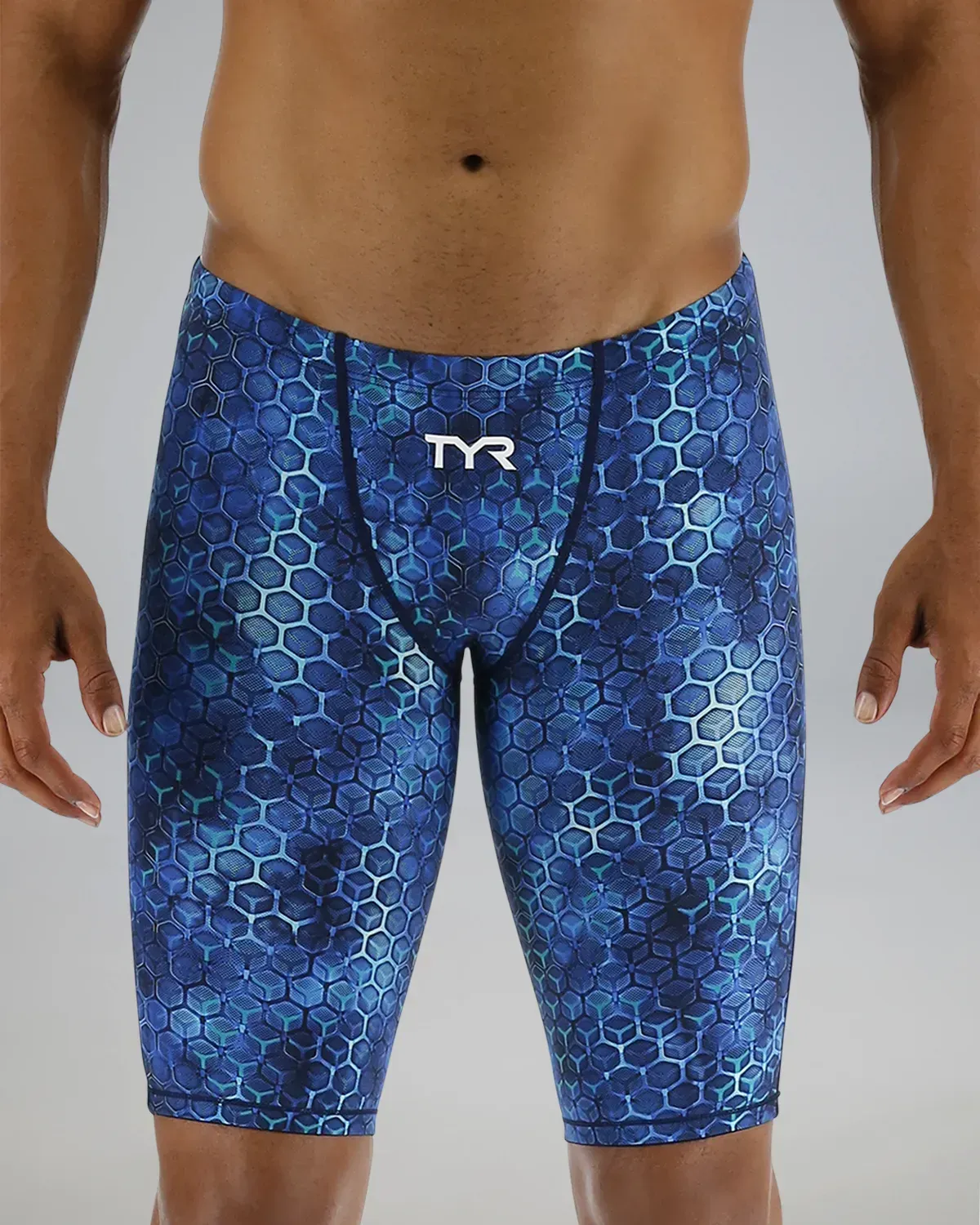 TYR Jammer înot tehnic TYR Thresher Akurra - albastru | World Aquatics approved