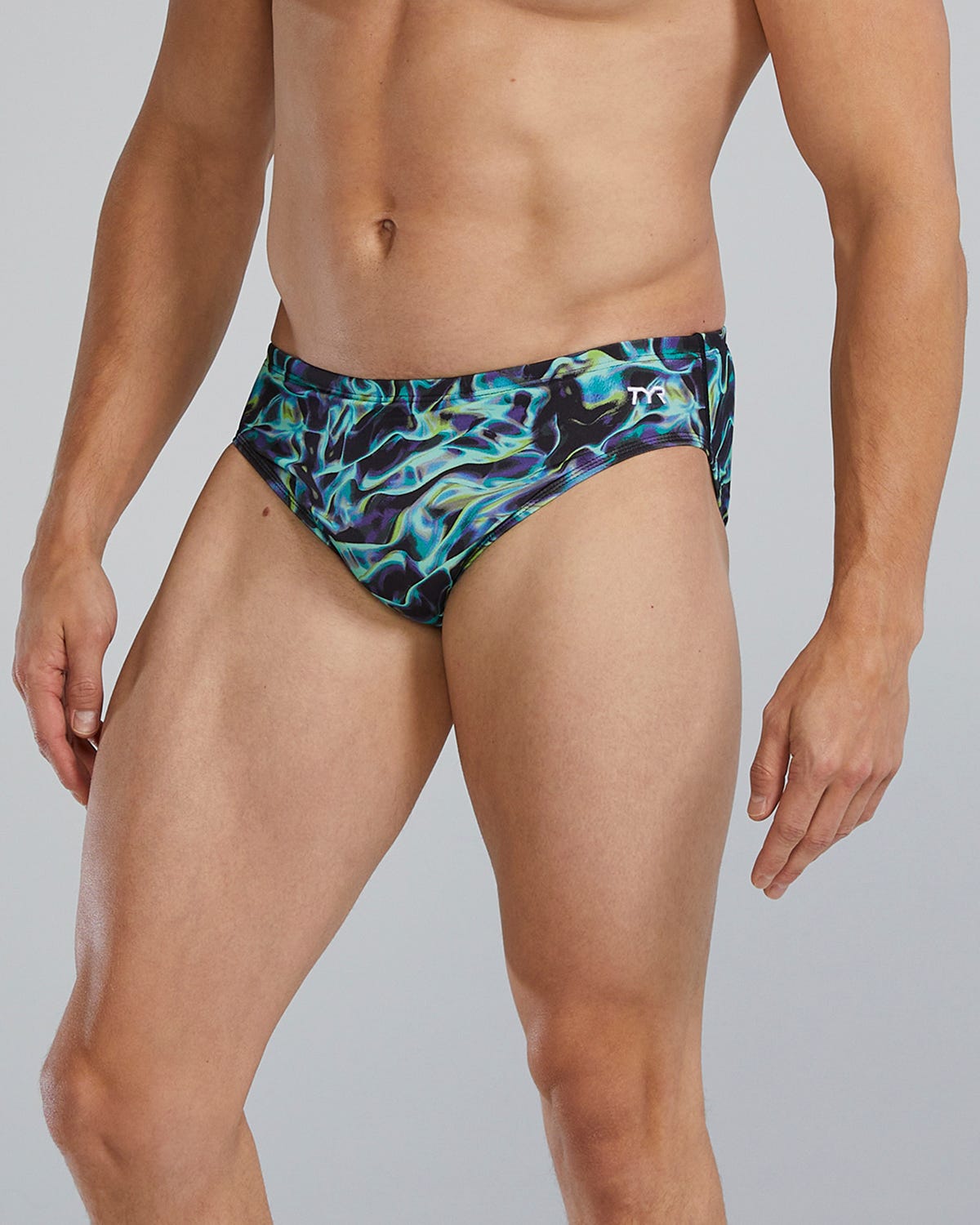 TYR Slip înot bărbați TYR Energia - Durafast Elite albastru-verde | rezistent clor 300h+