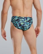 Slip înot bărbați TYR Energia - Durafast Elite albastru-verde | rezistent clor 300h+