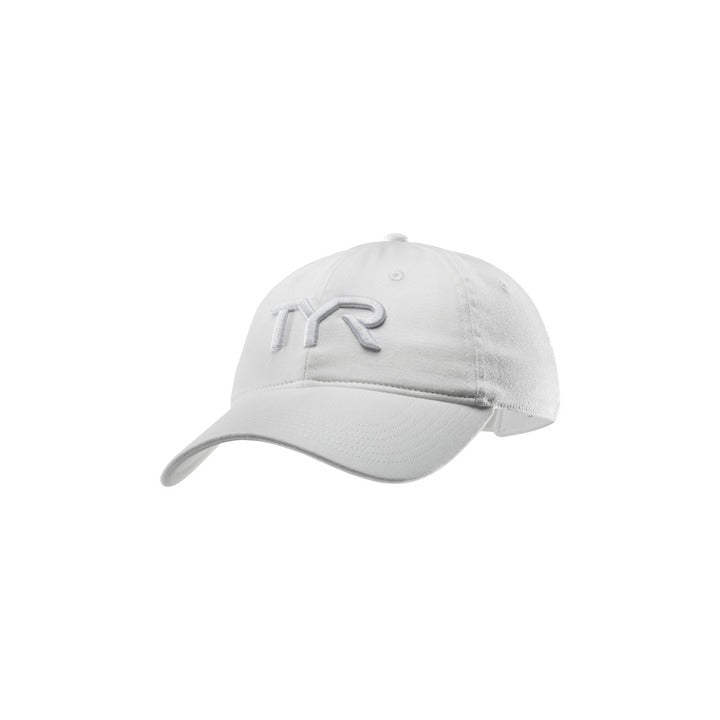 Cască înot TYR LOGO ADJUSTABLE CAP - alb | confortabilă și durabilă