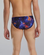 Slip înot bărbați TYR Durafast Elite Brief - mov/portocaliu | rezistent clor 300h+