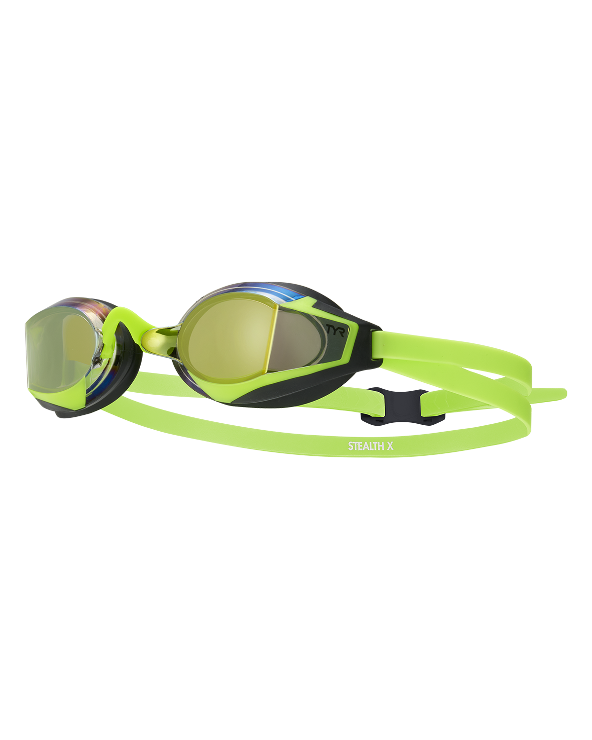 TYR Ochelari înot TYR STEALTH-X Performance - verde lime electric | competiție