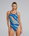 Costum înot TYR CROSSCUTFIT Durafast Elite - teal/portocaliu | rezistent clor