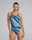 Costum înot TYR CROSSCUTFIT Durafast Elite - teal/portocaliu | rezistent clor