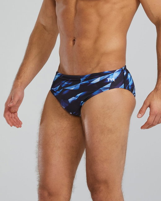 Slip înot bărbați TYR Triadic Durafast Elite Brief - albastru | rezistent clor 300h+