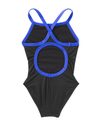 Costum înot întreg fete TYR HEXA Diamondfit - negru albastru | antrenament