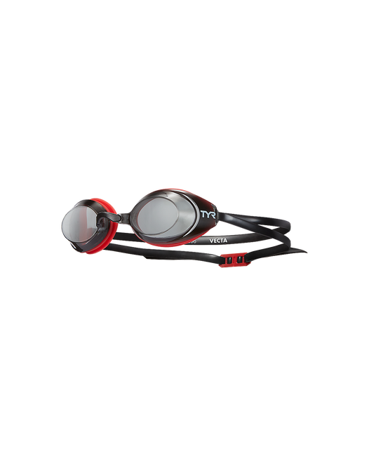 Ochelari înot TYR VECTA Racing Goggles - gri rosu | anti-aburire, rezistență superioară