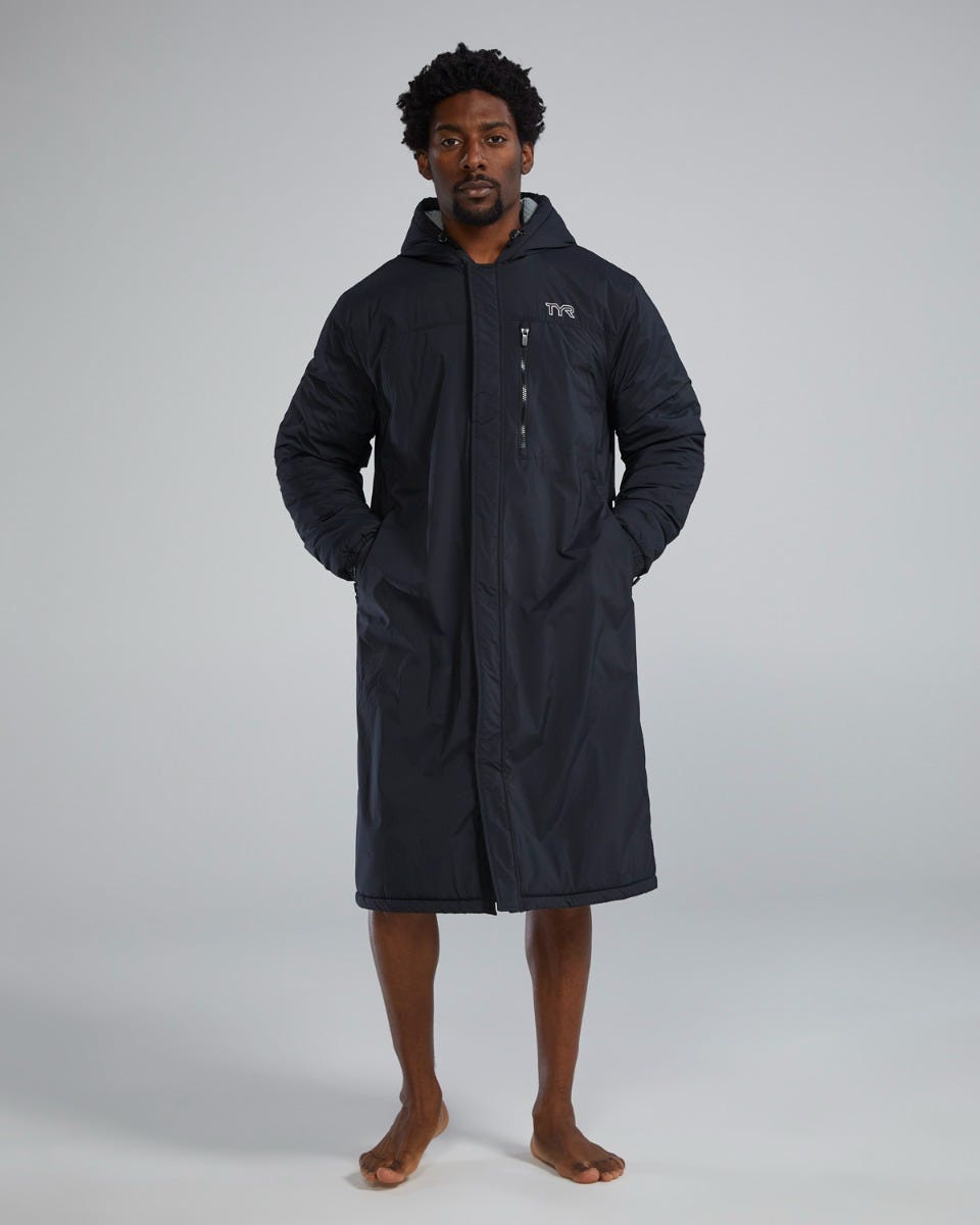 TYR Geacă parka TYR Tech Hydrosphere - negru | protecție termică înot