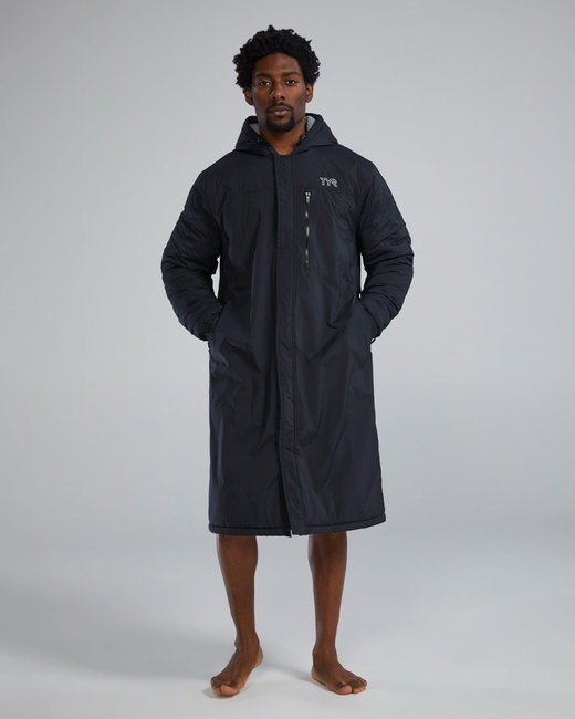 Geacă parka TYR Tech Hydrosphere - negru | protecție termică înot