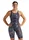 Costum înot întreg femei TYR Thresher Open Back Akurra - negru | rezistent clor