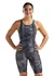 Costum înot întreg femei TYR Thresher Open Back Akurra - negru | rezistent clor