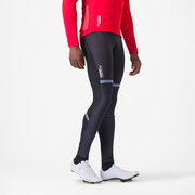 Pantaloni ciclism Castelli Polare 4 cu bretele | -5°C până la 5°C - negri