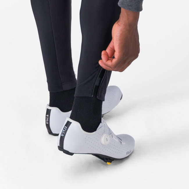 Pantaloni ciclism Castelli Polare 4 cu bretele | -5°C până la 5°C - negri