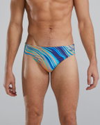 Slip înot bărbați TYR Riptidal - turcoaz/portocaliu | rezistent clor