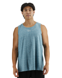 Maiou tehnic TYR Airtec Tank - albastru Delph Blu Heather