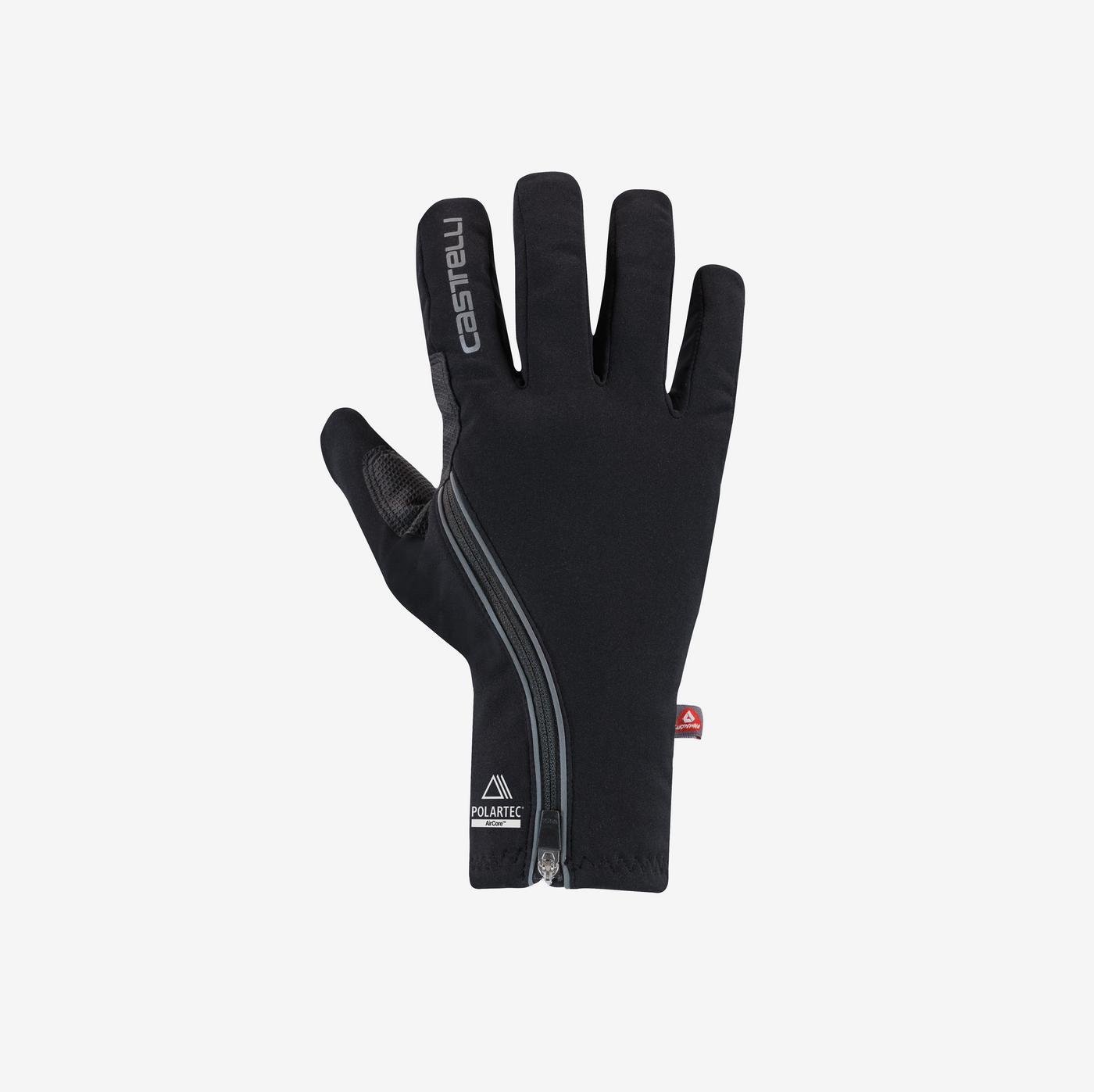 Castelli Mănuși ciclism lungi Castelli Espresso 2 | iarnă 3-10°C - BLACK