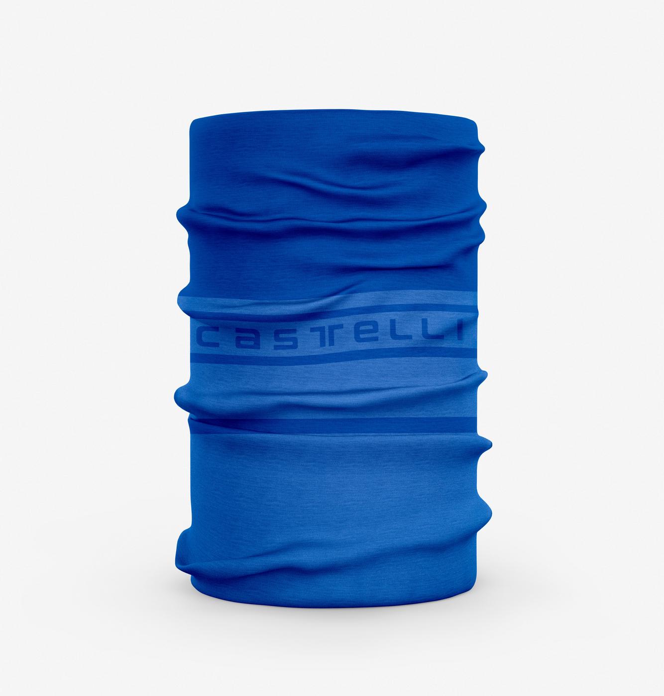 Castelli Tubular multifuncțional Castelli Pro Thermal Neck Warmer - albastru Azzurro Italia