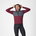 Hanorac casual Castelli UNLTD Roam Hoodie - vișiniu/gri | Confort termic