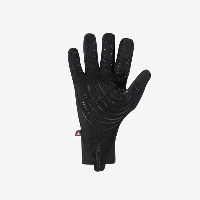 Mănuși ciclism lungi Castelli Espresso 2 | iarnă 3-10°C - BLACK