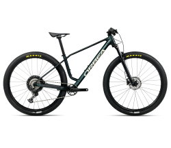 Orbea ALMA H30 - Espace Green (Matt)  |  Ivory White (Gloss) bicicletă MTB XC hardtail model 2026