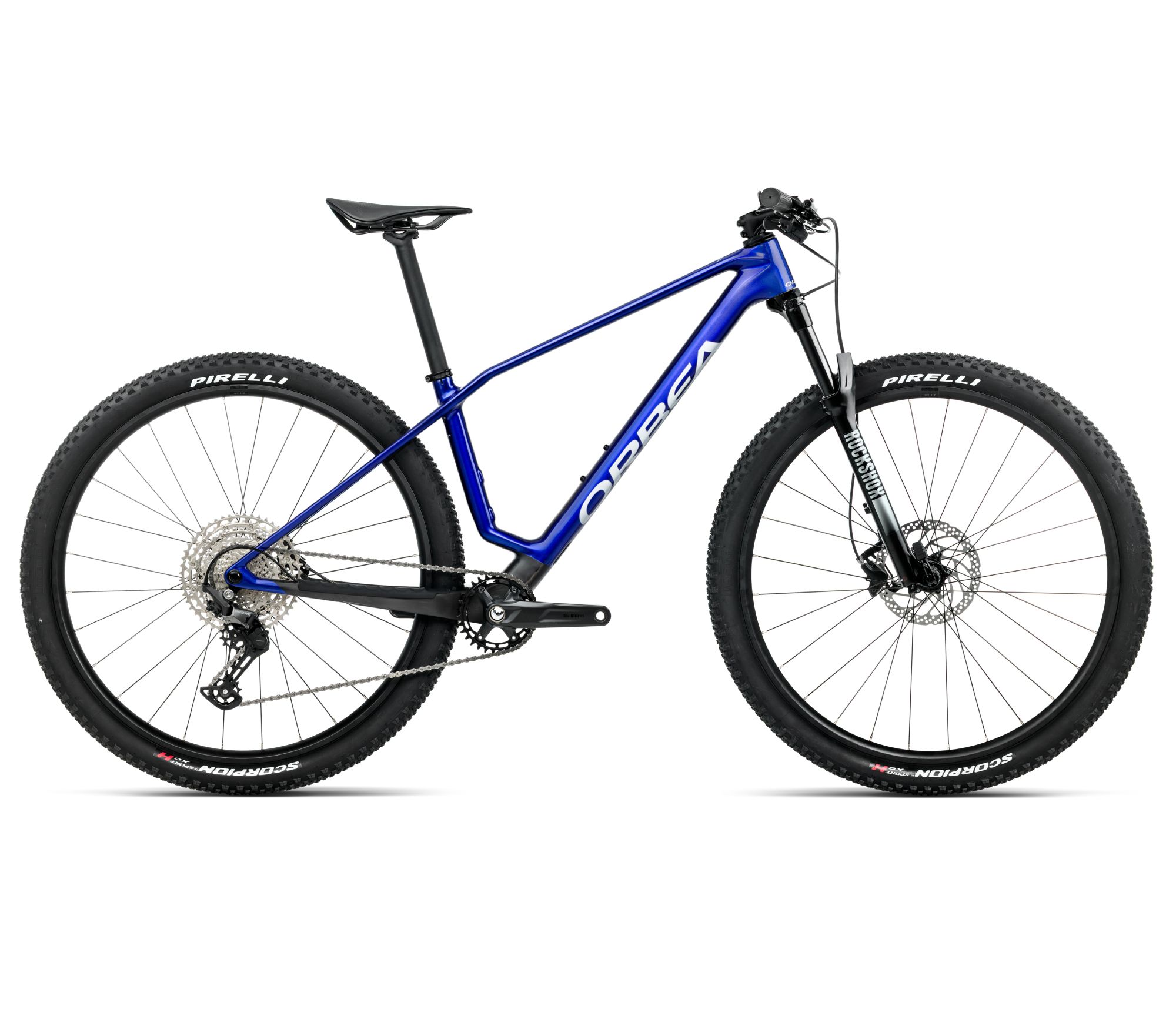 Orbea Orbea ALMA M50 (2026) - bicicletă MTB XC hardtail - Cobalt Blue (Gloss)  |  Carbon Raw (Matt)