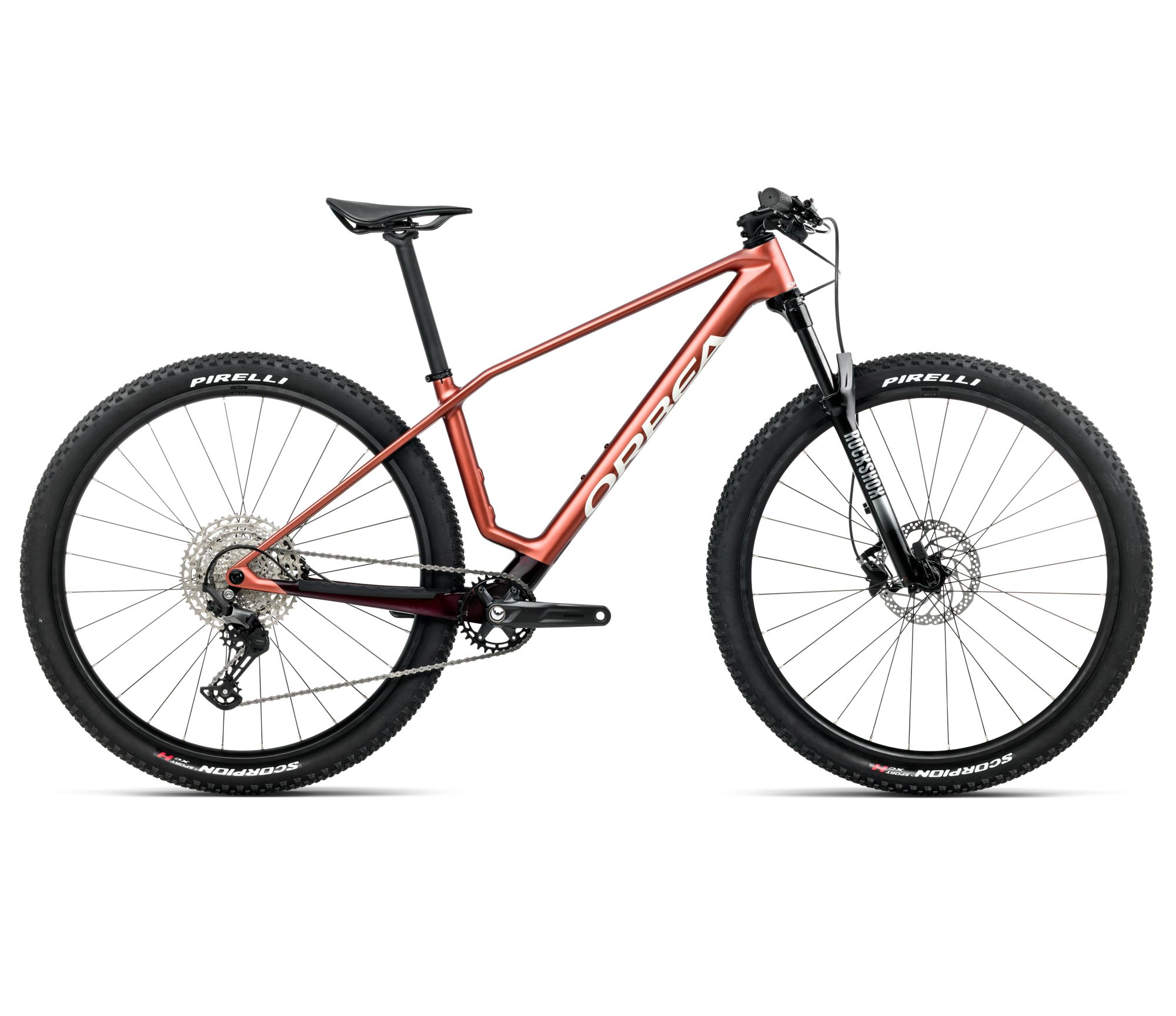 Orbea Orbea ALMA M50 (2026) - bicicletă MTB XC hardtail - Mars Red (Matt)  |  Metallic Burgundy Red (Gloss)