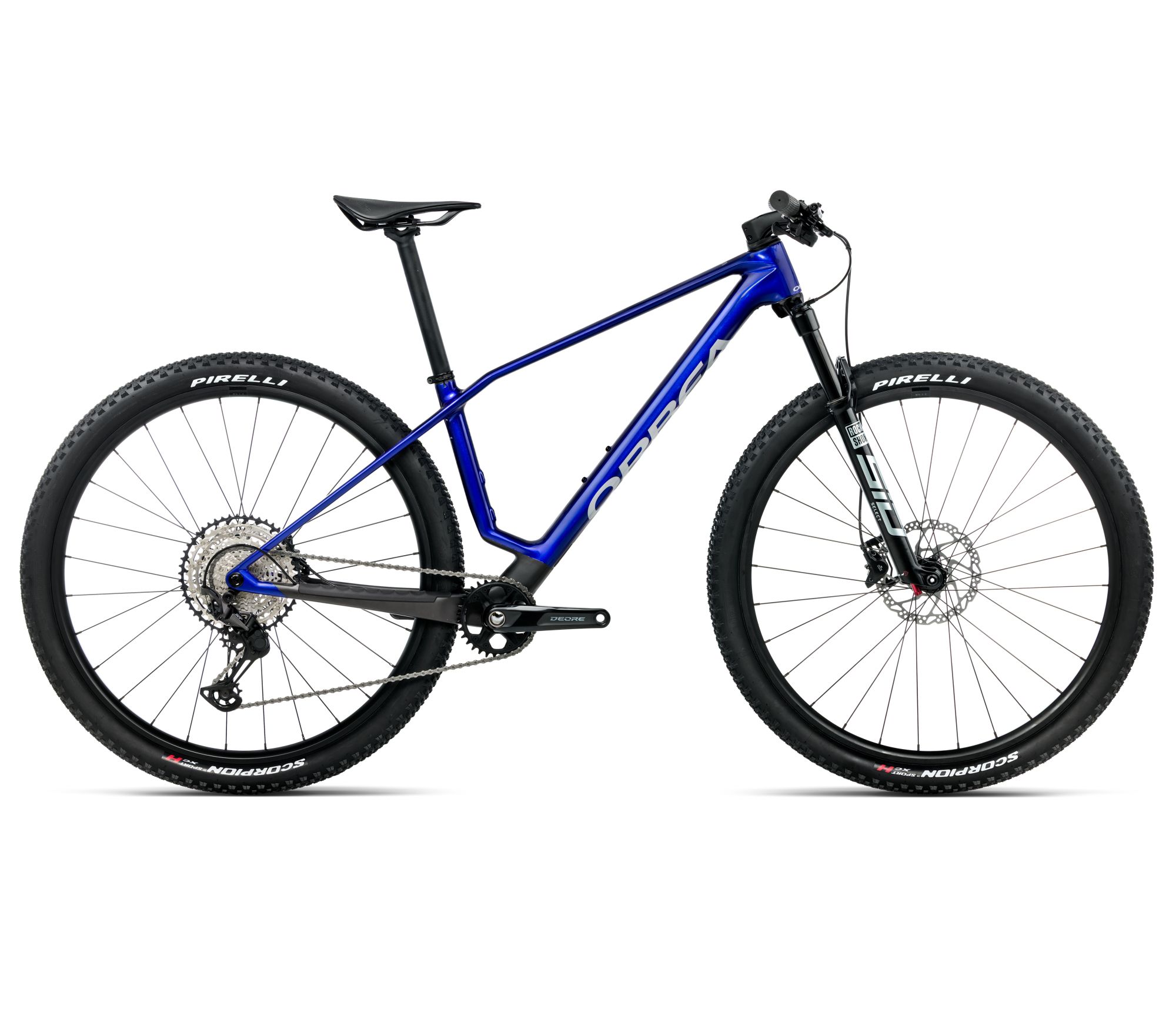 Orbea Orbea ALMA M30 (2026) - bicicletă MTB XC hardtail - Cobalt Blue (Gloss)  |  Carbon Raw (Matt)