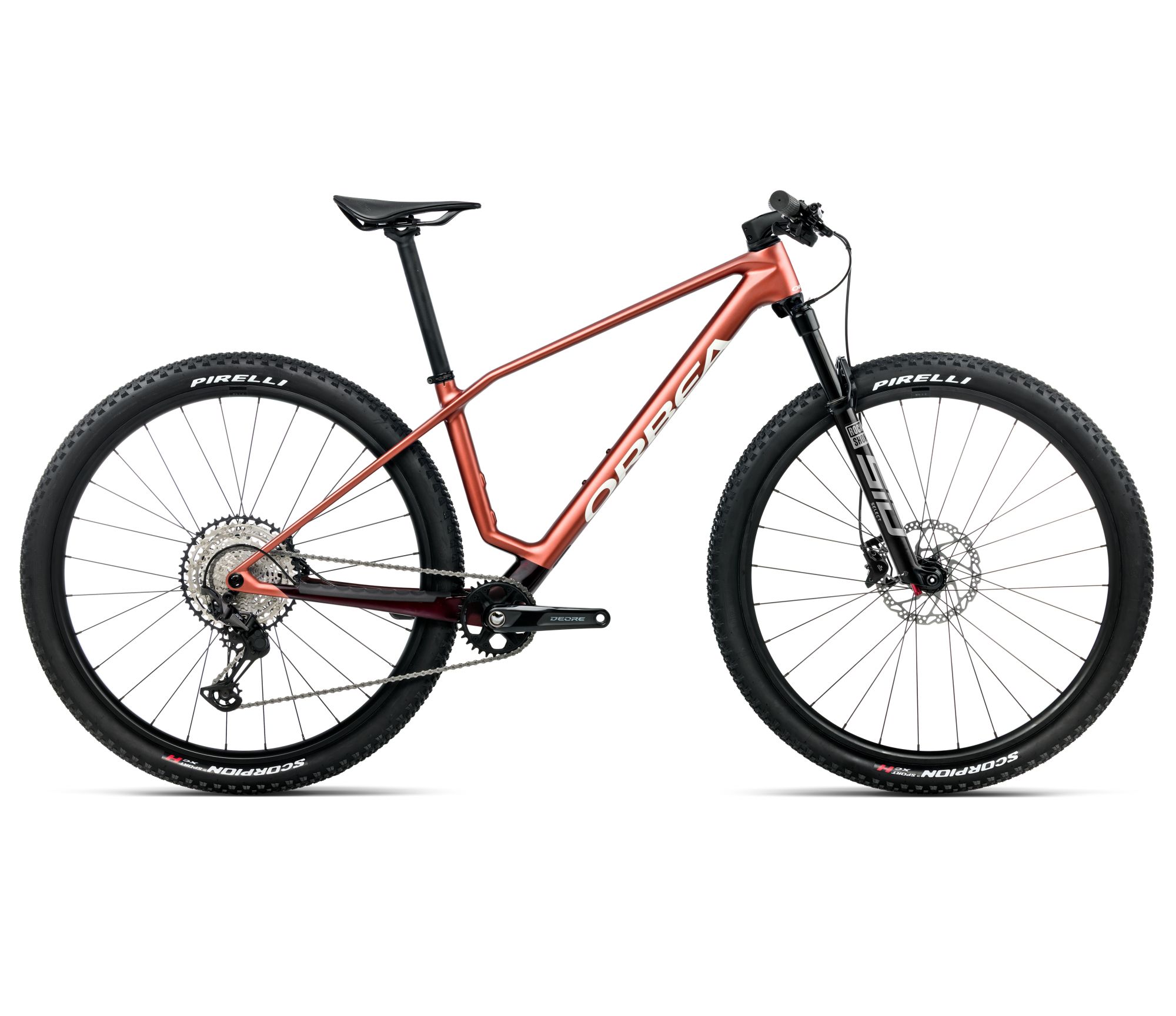 Orbea Orbea ALMA M30 (2026) - bicicletă MTB XC hardtail - Mars Red (Matt)  |  Metallic Burgundy Red (Gloss)