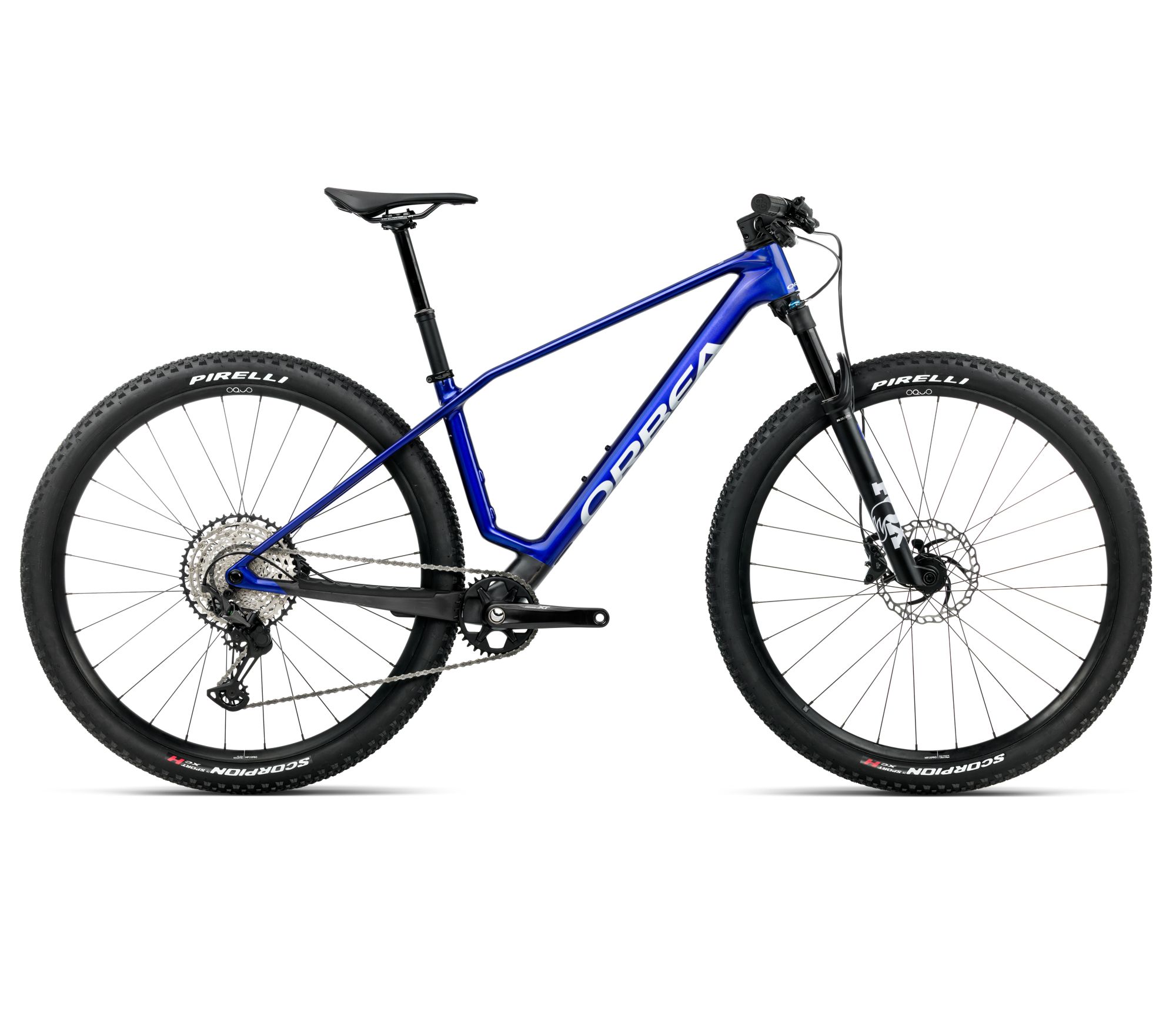 Orbea Orbea ALMA M20 (2026) - bicicletă MTB XC hardtail - Cobalt Blue (Gloss)  |  Carbon Raw (Matt)