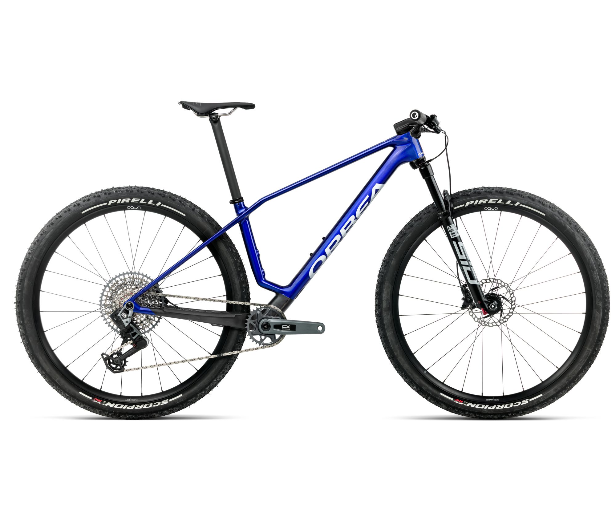 Orbea Orbea ALMA M-PRO (2026) - bicicletă MTB XC hardtail - Cobalt Blue (Gloss)  |  Carbon Raw (Matt)