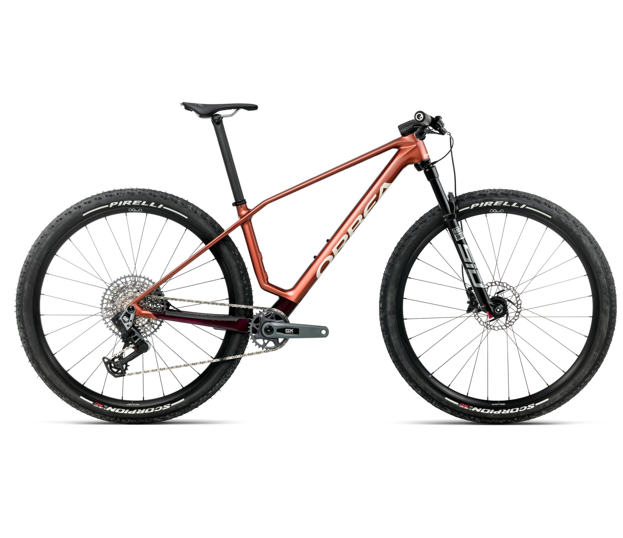 Orbea Orbea ALMA M-PRO (2026) - bicicletă MTB XC hardtail - Mars Red (Matt)  |  Metallic Burgundy Red (Gloss)