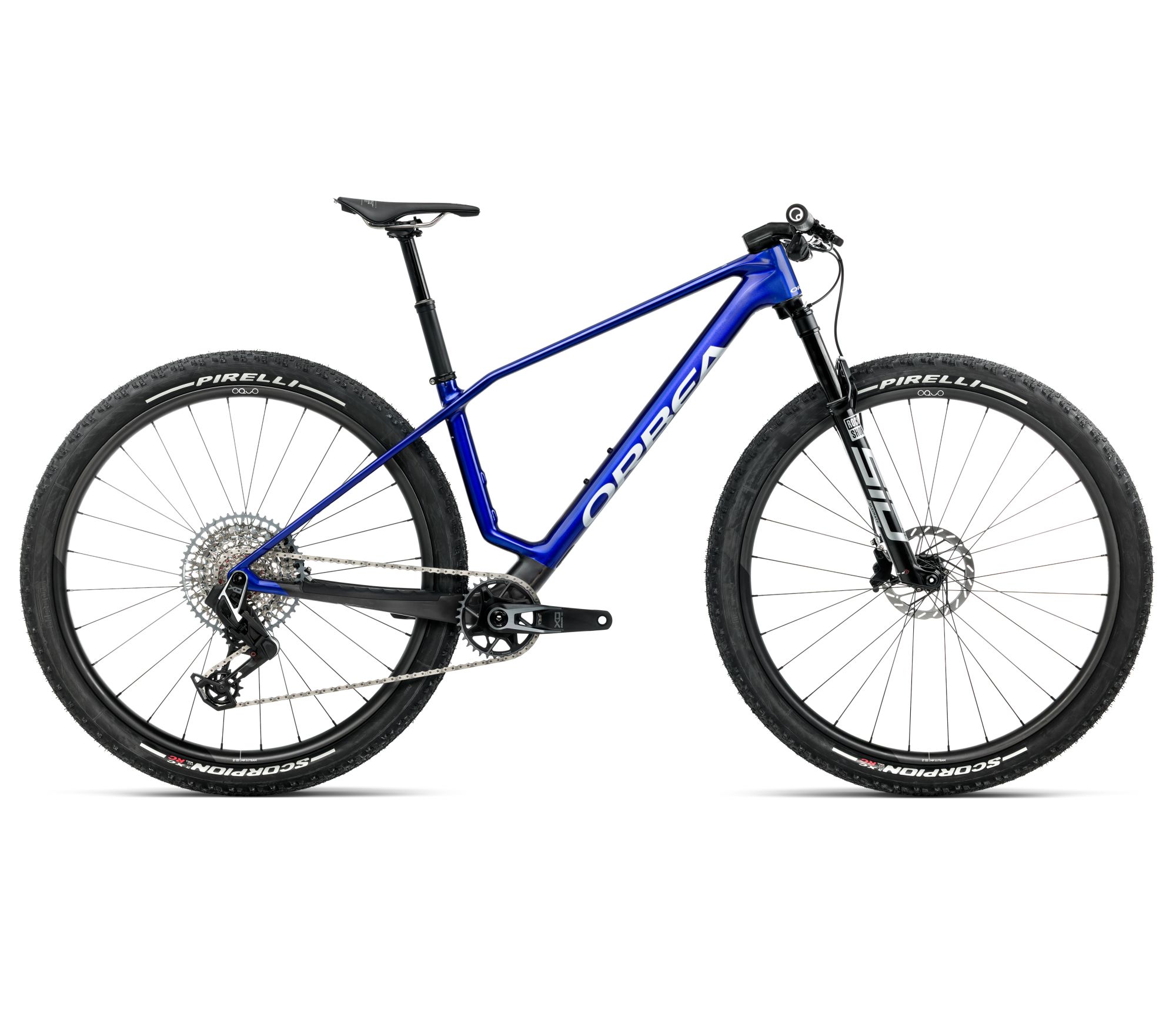 Orbea Orbea ALMA M-TEAM AXS (2026) - bicicletă MTB XC hardtail - Cobalt Blue (Gloss)  |  Carbon Raw (Matt)