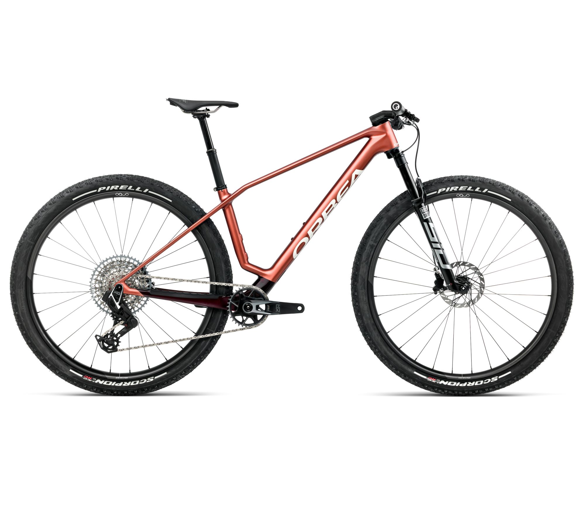 Orbea Orbea ALMA M-TEAM AXS (2026) - bicicletă MTB XC hardtail - Mars Red (Matt)  |  Metallic Burgundy Red (Gloss)
