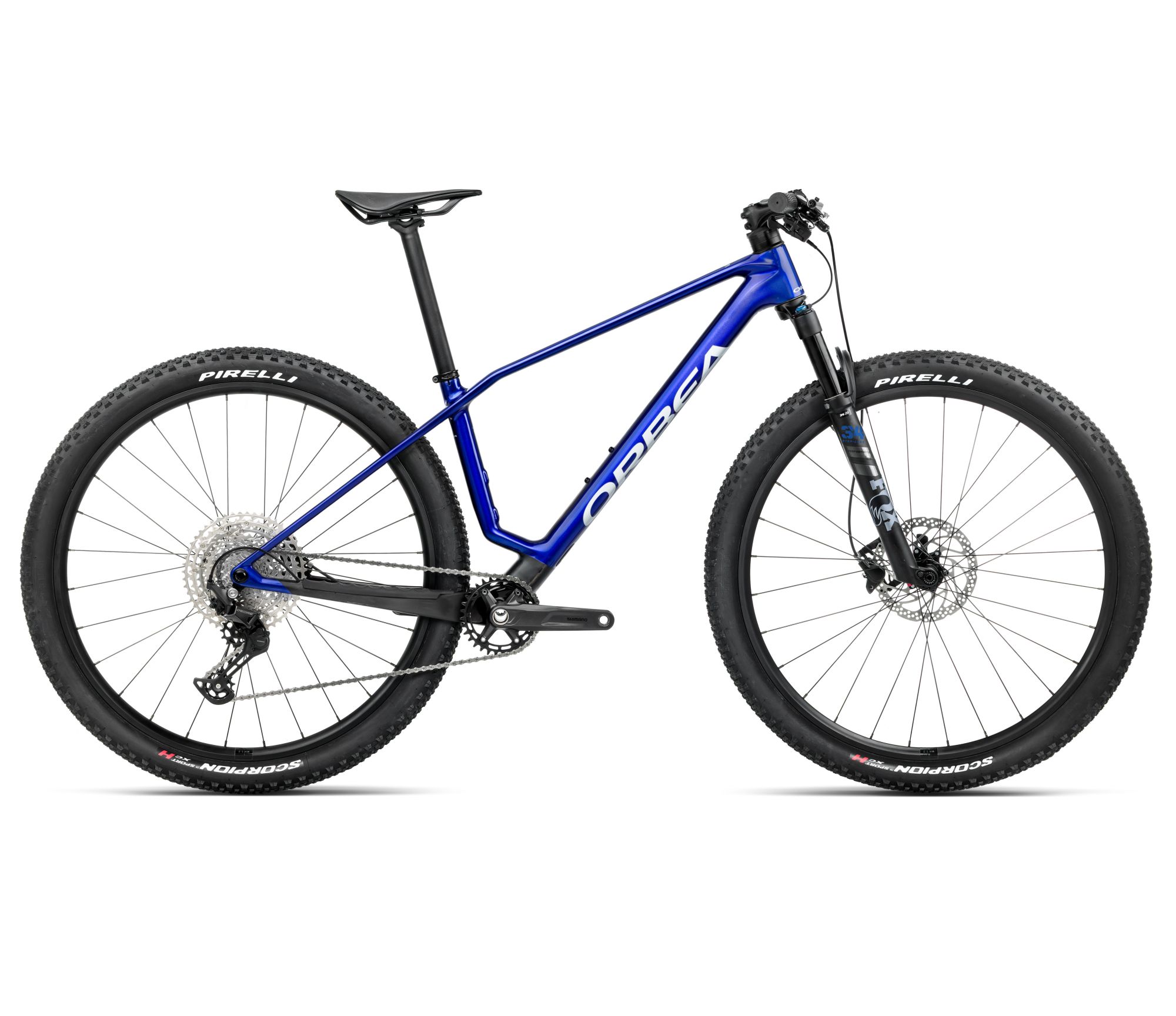 Orbea Orbea ALMA M40 (2026) - bicicletă MTB XC hardtail - Cobalt Blue (Gloss)  |  Carbon Raw (Matt)