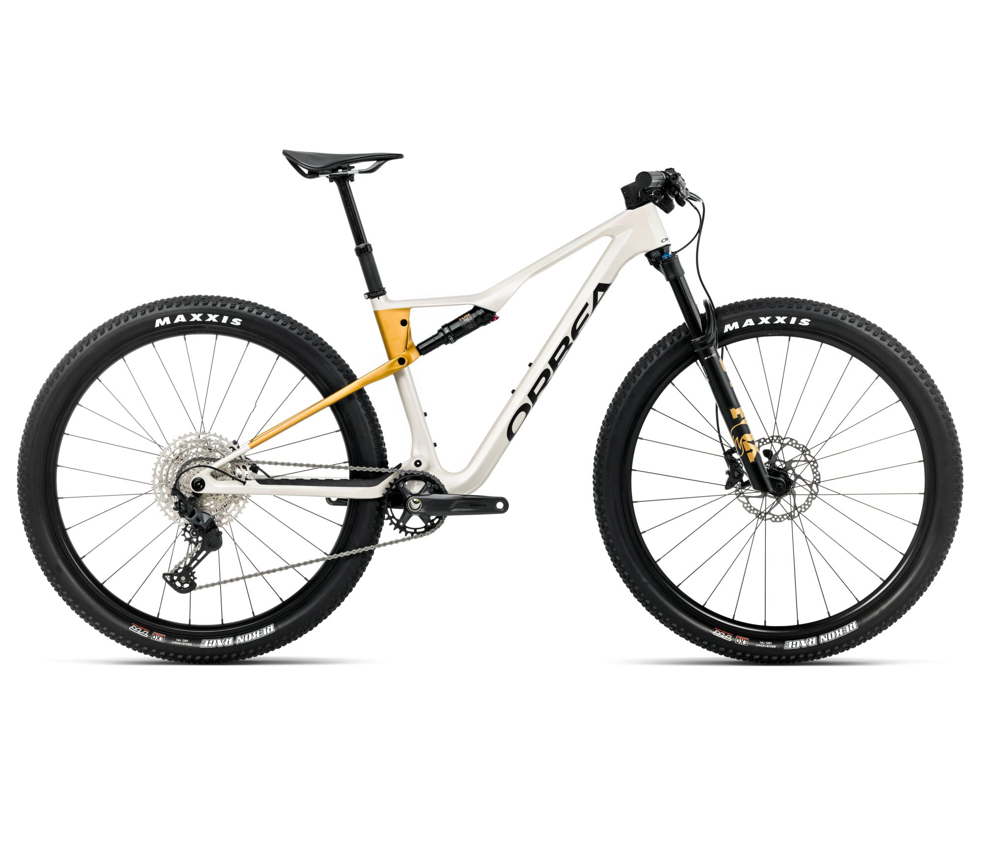 Orbea Orbea OIZ M30 (2026) - bicicletă MTB XC full suspension - Ivory White (Gloss)  |  Bumblebee Yellow (Matt)
