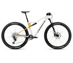 Orbea OIZ M30 (2026) - bicicletă MTB XC full suspension - Ivory White (Gloss)  |  Bumblebee Yellow (Matt)
