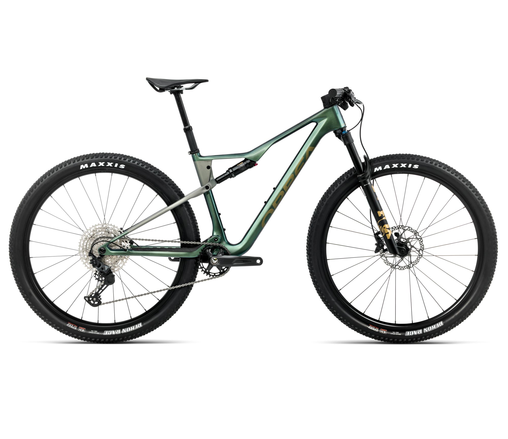 Orbea Orbea OIZ M30 (2026) - bicicletă MTB XC full suspension - Seaweed Carbon View (Gloss)  |  Spaceship Green (Matt)