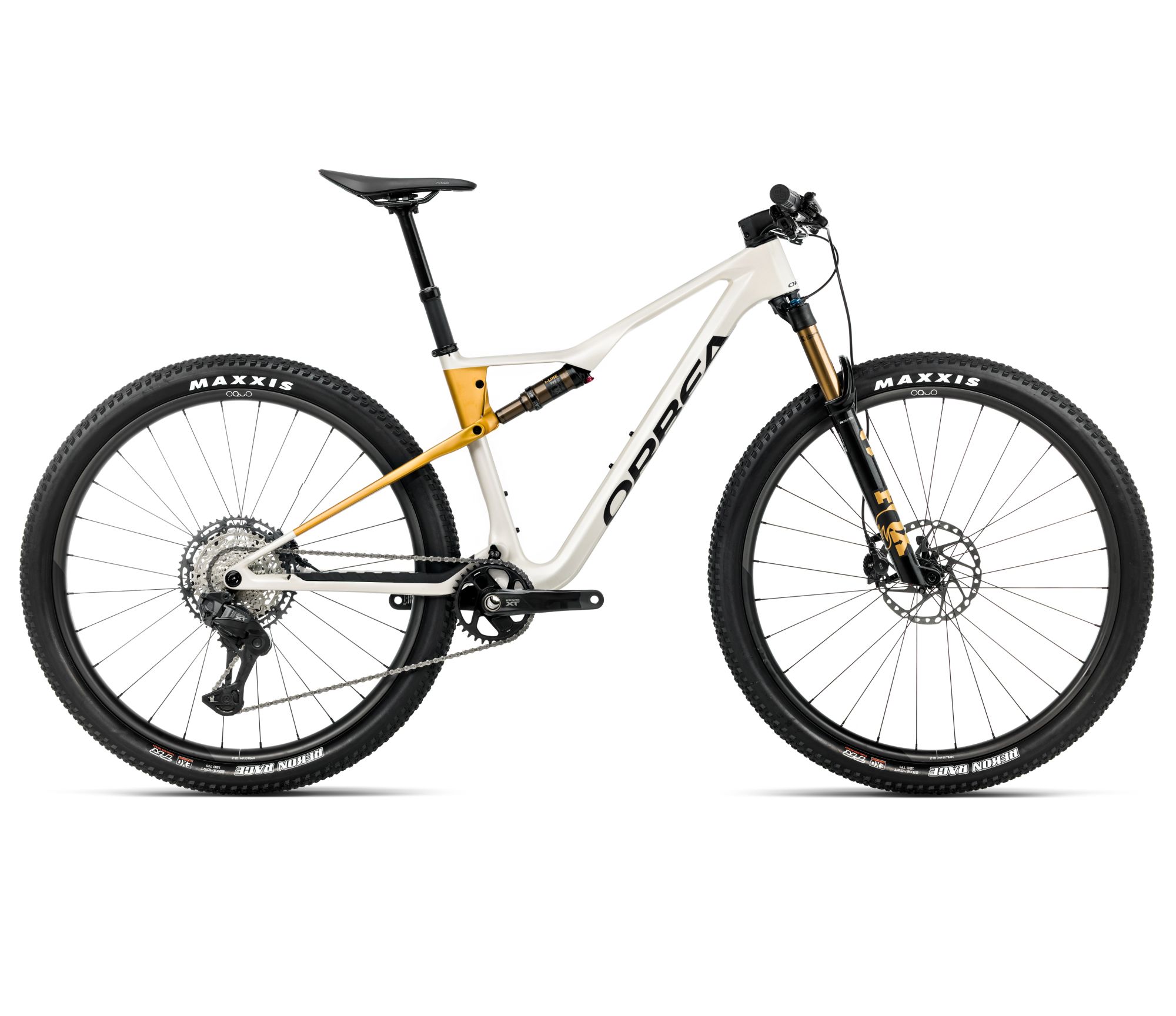 Orbea Orbea OIZ M10 (2026) - bicicletă MTB XC full suspension - Ivory White (Gloss)  |  Bumblebee Yellow (Matt)
