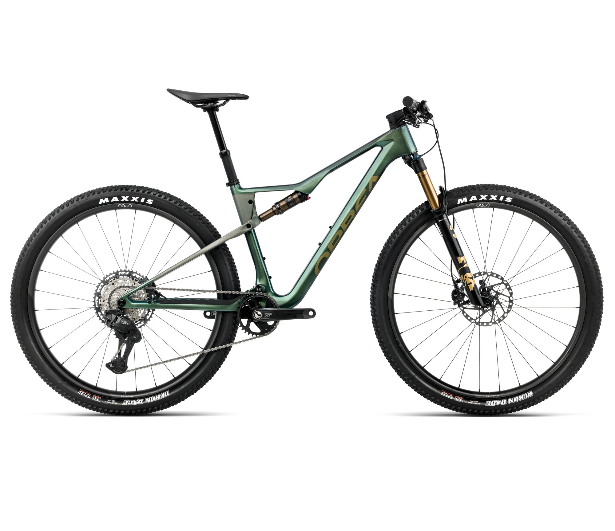 Orbea Orbea OIZ M10 (2026) - bicicletă MTB XC full suspension - Seaweed Carbon View (Gloss)  |  Spaceship Green (Matt)