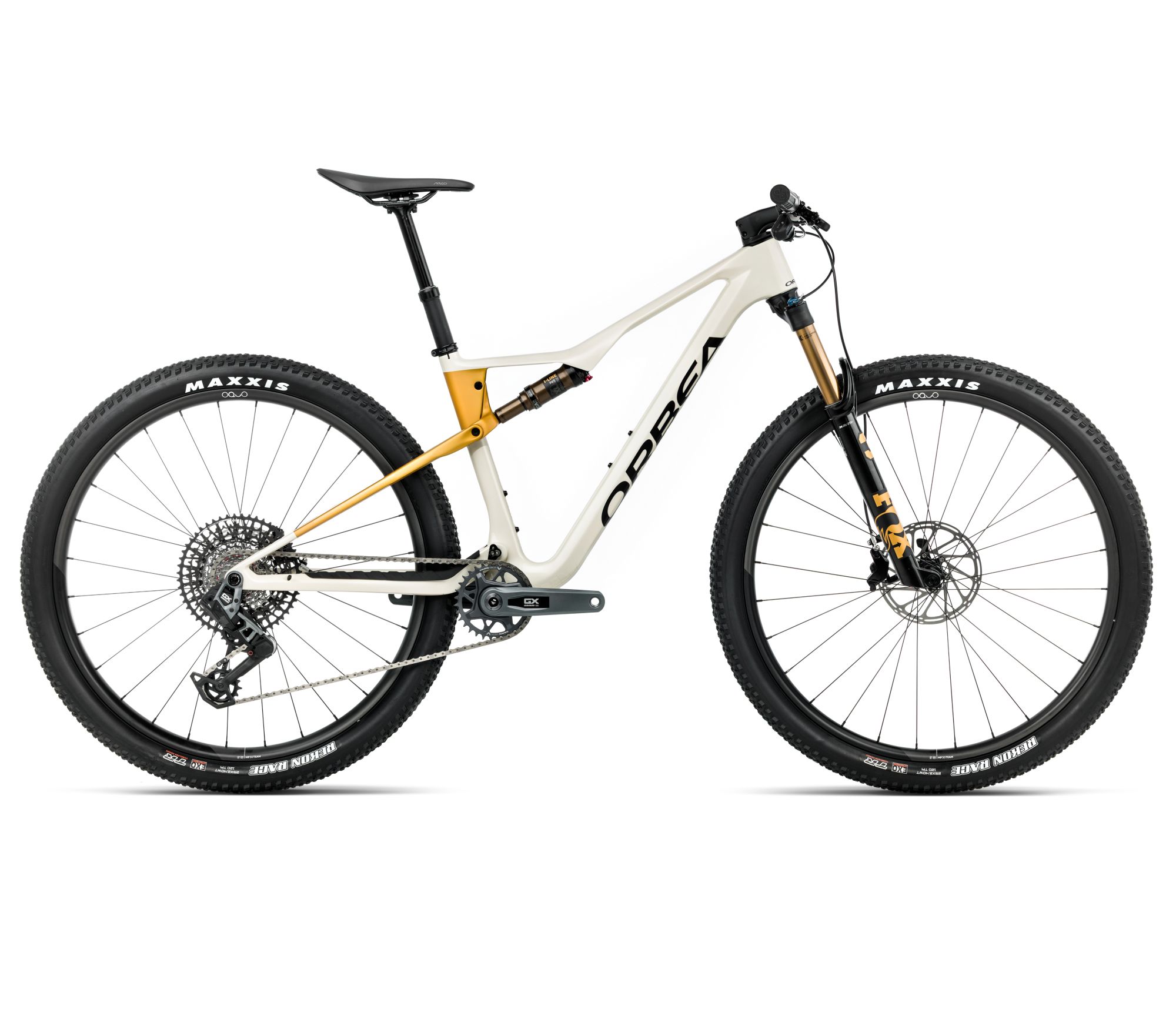Orbea Orbea OIZ M10 AXS (2026) - bicicletă MTB XC full suspension - Ivory White (Gloss)  |  Bumblebee Yellow (Matt)