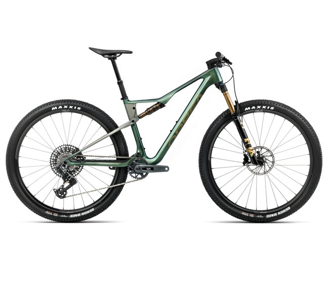 Orbea OIZ M10 AXS (2026) - bicicletă MTB XC full suspension - Seaweed Carbon View (Gloss) | Spaceship Green (Matt)