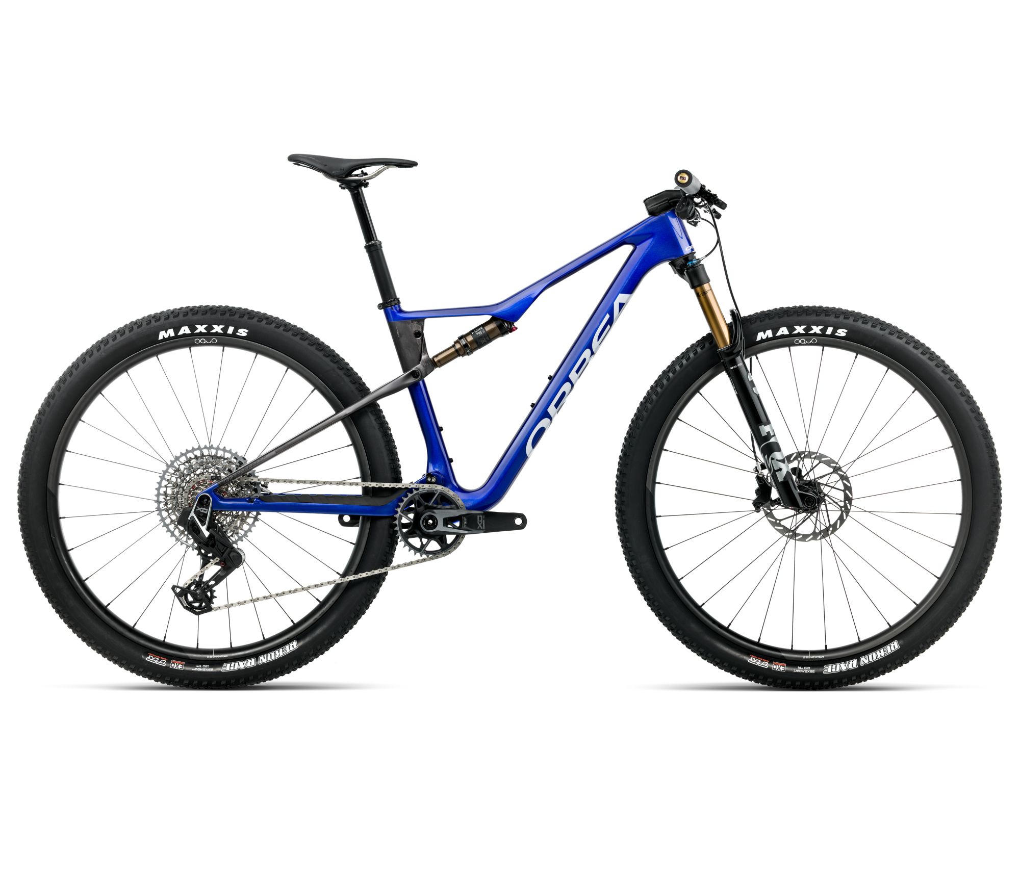 Orbea Orbea OIZ M-TEAM AXS (2026) - bicicletă MTB XC full suspension - Cobalt Blue (Gloss)  |  Carbon Raw (Matt)