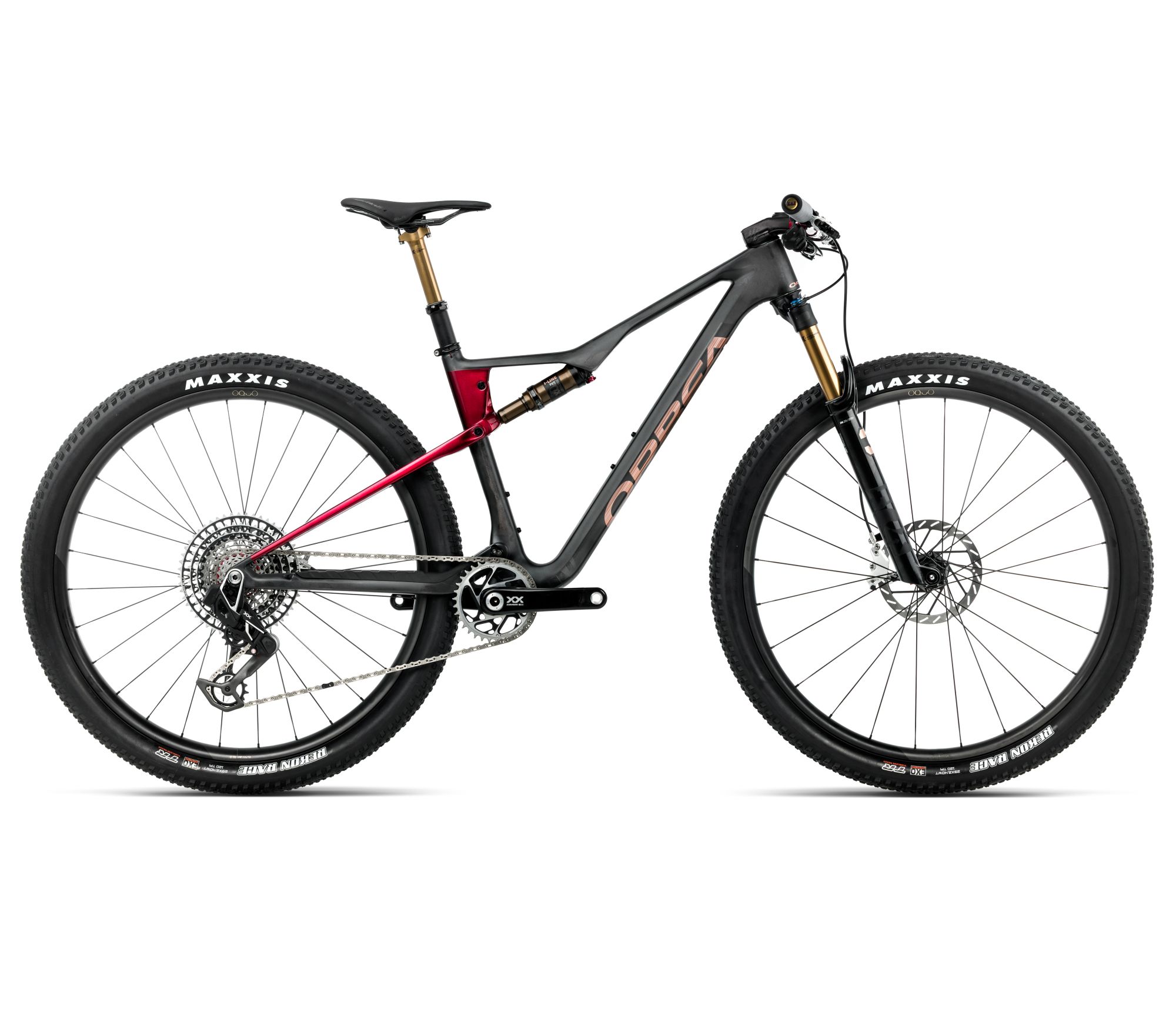 Orbea Orbea OIZ M-LTD (2026) - bicicletă MTB XC full suspension - Diamond Carbon View (Matt)  |  Cherry Red (Gloss)