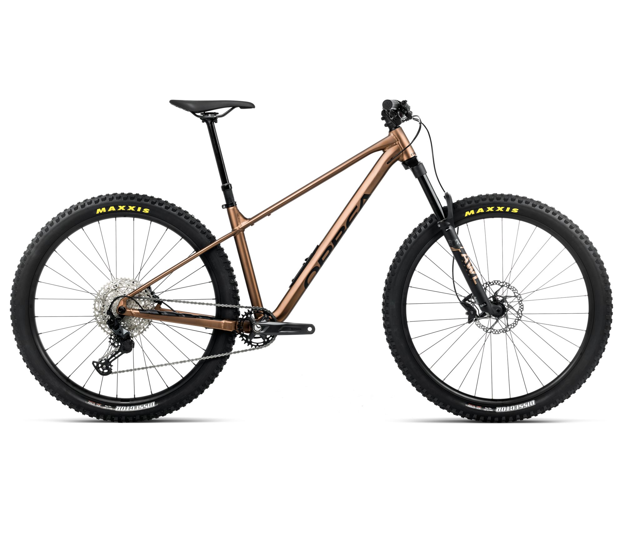 Orbea LAUFEY H10 (2026) - bicicletă MTB Trail hardtail - Metallic Cinnamon (Matt)  |  Black (Gloss)