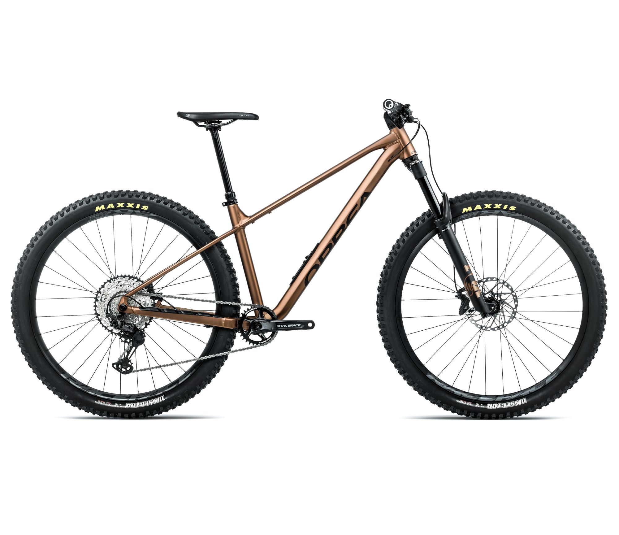 Orbea Orbea LAUFEY H-LTD (2026) - bicicletă MTB Trail hardtail - Metallic Cinnamon (Matt)  |  Black (Gloss)