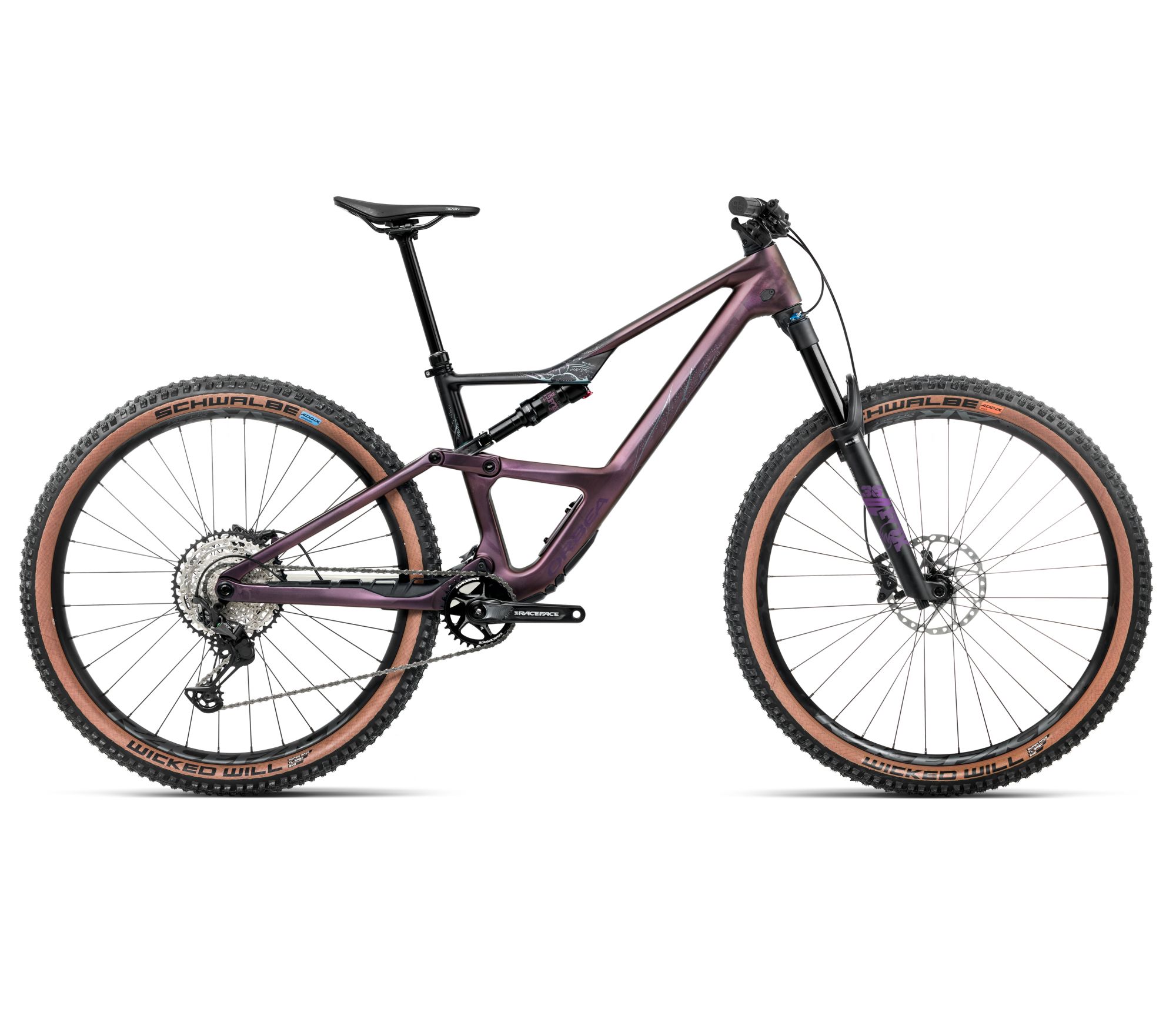 Orbea Orbea OCCAM SL M30 (2026) - bicicletă MTB Trail full suspension - Sunset Carbon View  |  Black (Matt)