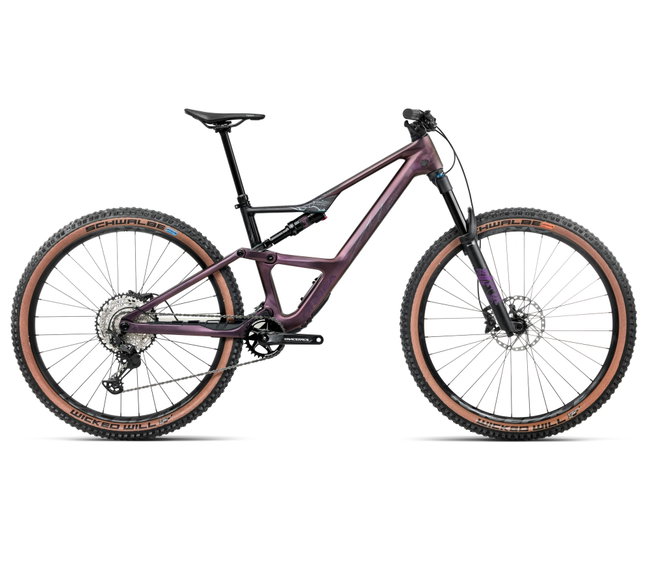 Orbea OCCAM SL M30 (2026) - bicicletă MTB Trail full suspension - Sunset Carbon View | Black (Matt)