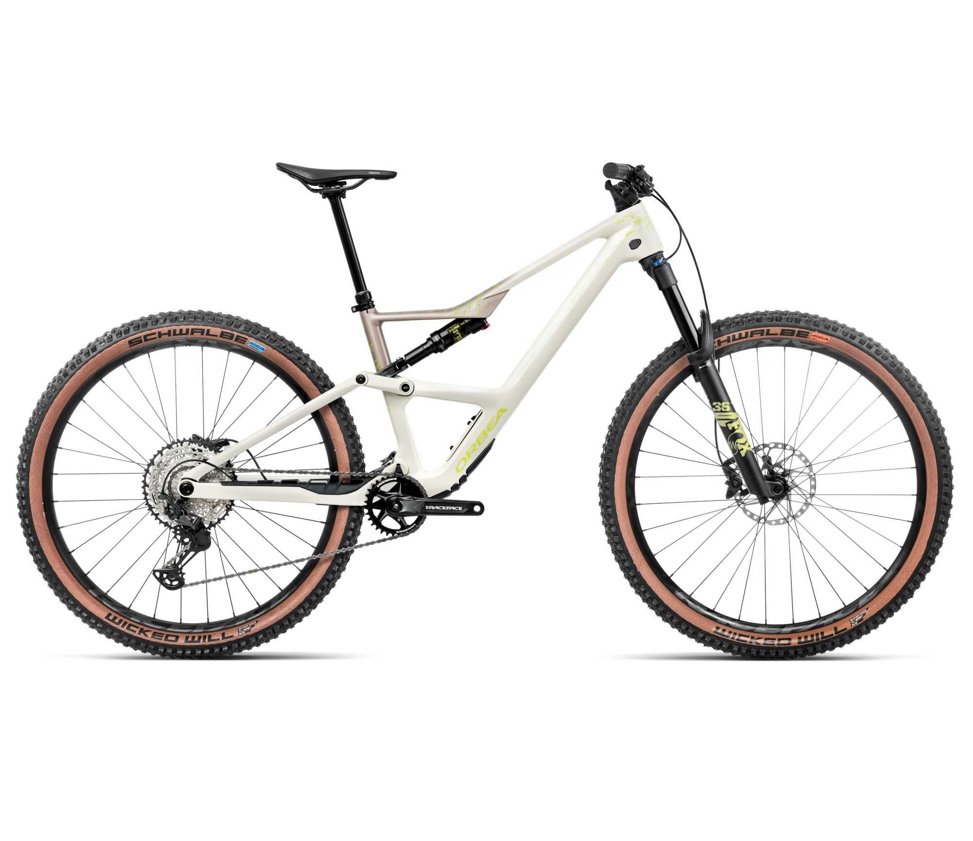 Orbea Orbea OCCAM SL M30 (2026) - bicicletă MTB Trail full suspension - Ivory White  |  Nickel (Gloss)