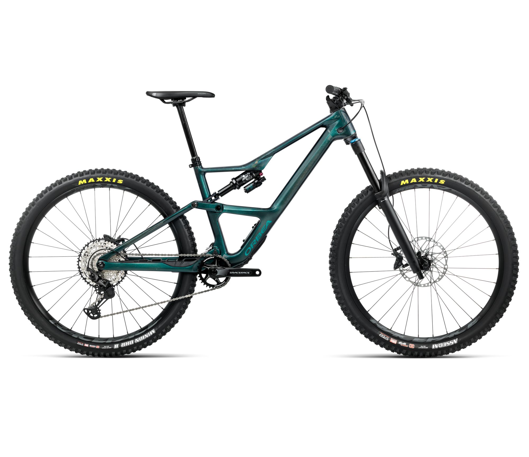 parchet vinil Orbea OCCAM LT M30 (2026) - bicicletă MTB All Mountain full suspension - Escape Green  |  Carbon View Gloss